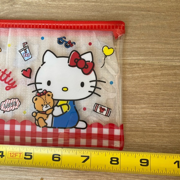 NWT Sanrio Hello Kitty clear pouch 
Size H5” x W8” - Picture 9 of 9